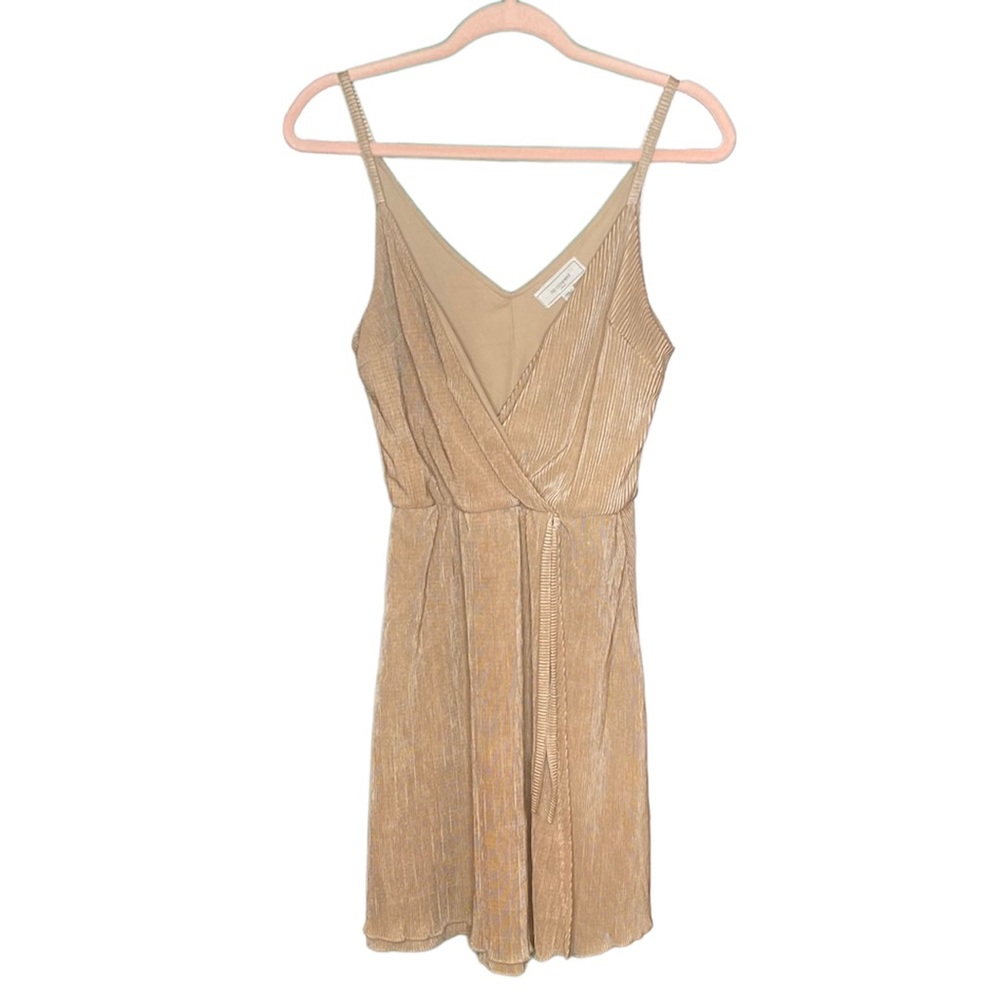 No Comment NY LA Champagne Mini Sheath Dress
